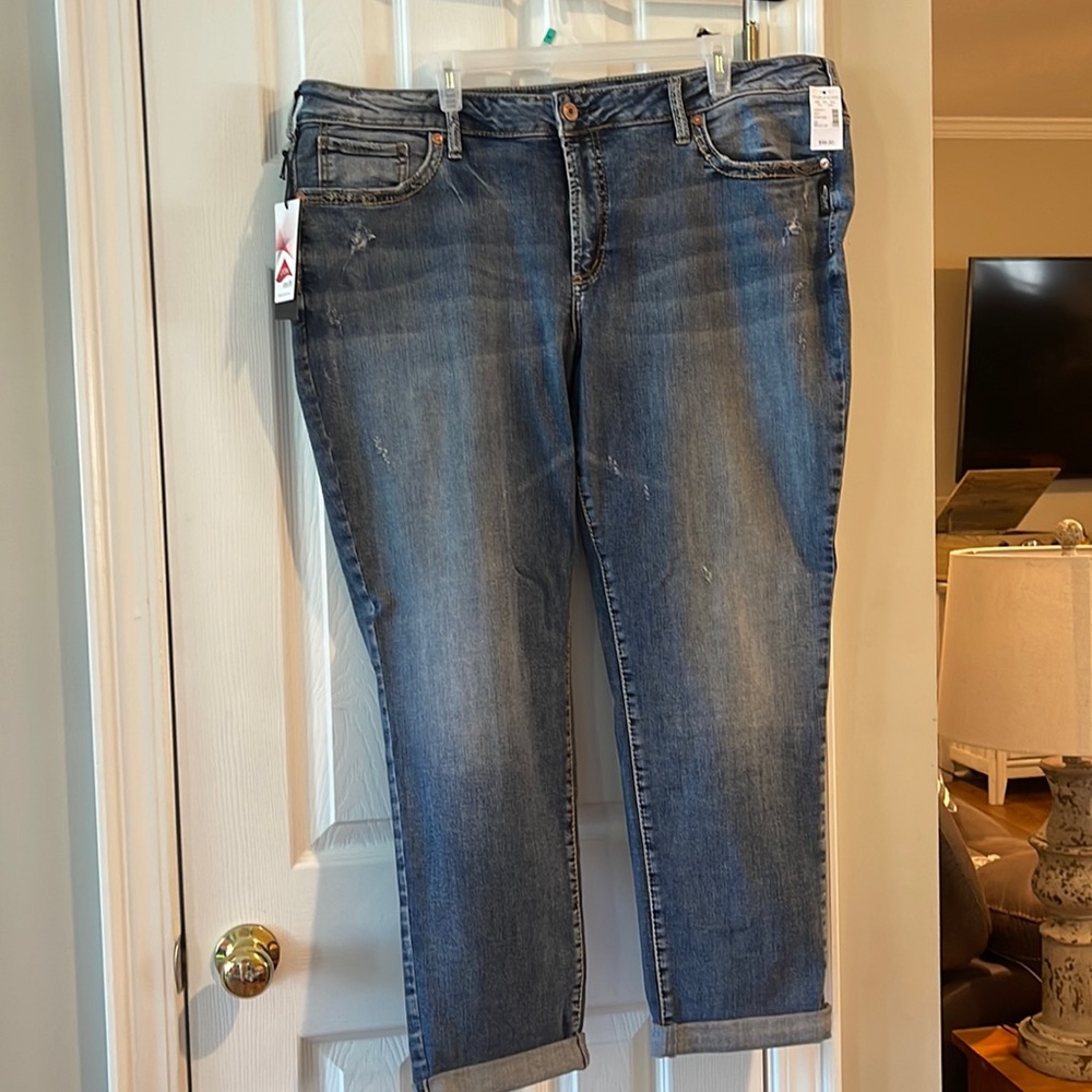 NWT Silver Jeans slim mirrors boyfriend
